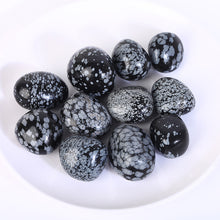 Load image into Gallery viewer, Snowflake Obsidian Tumble