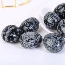 Load image into Gallery viewer, Snowflake Obsidian Tumble