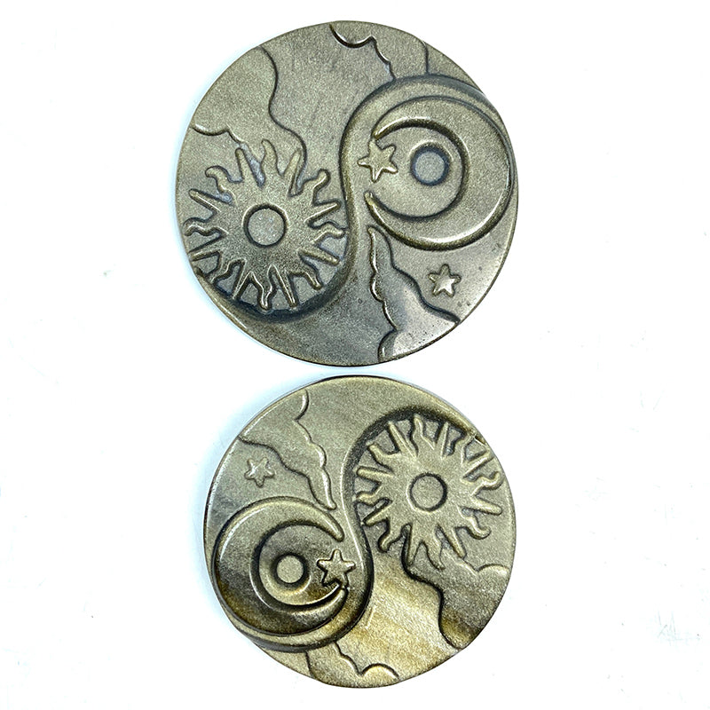 Beautiful Sun With Moon Carvings