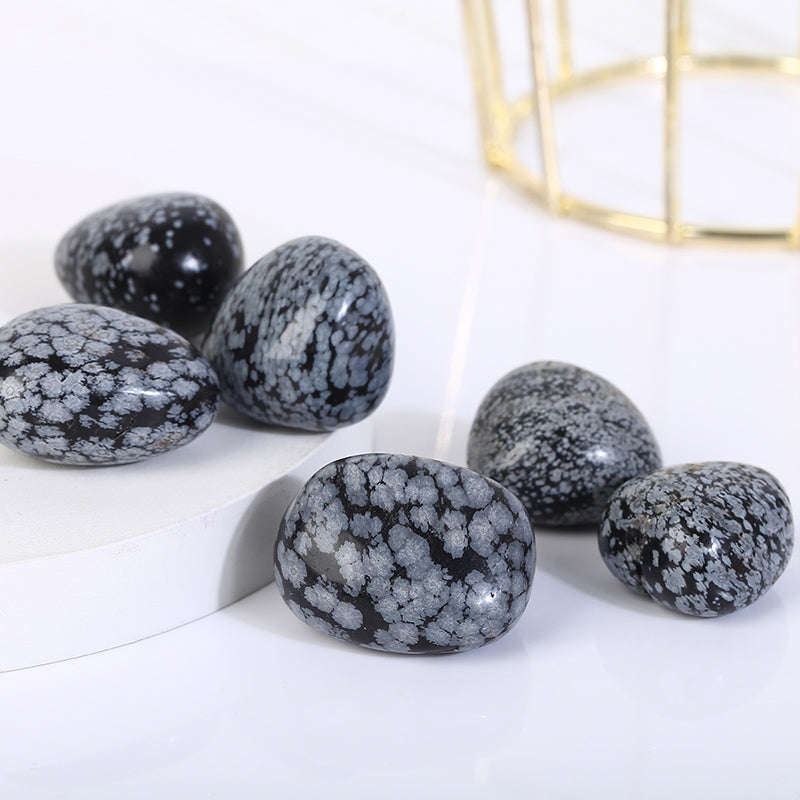 Snowflake Obsidian Tumble