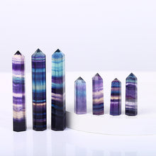 Load image into Gallery viewer, Small Size Rainbow Fluorite Tower/Point