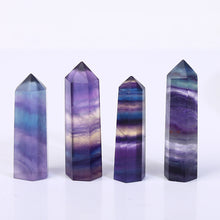 Load image into Gallery viewer, Small Size Rainbow Fluorite Tower/Point