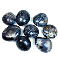 Load image into Gallery viewer, Black Agate Tumble