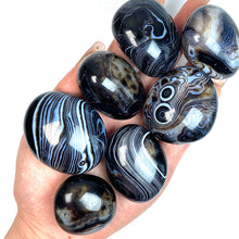 Load image into Gallery viewer, Black Agate Tumble