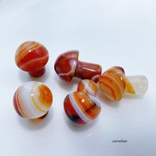 Load image into Gallery viewer, Mix Colorful Crystal Mushroom Stone Carving Home Tank Decoration