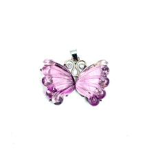 Load image into Gallery viewer, Beautiful Fluorite Butterfly Pendant