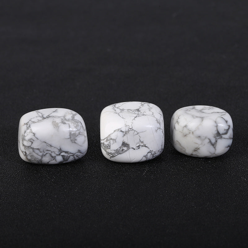 Howlite Cube Tumble