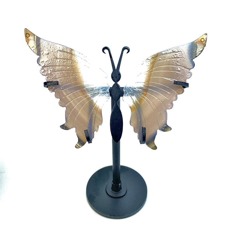 Beautiful Agate Butterfly Wings Set