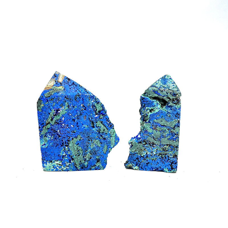 Natural Azurite With Chrysocolla Tower/Point